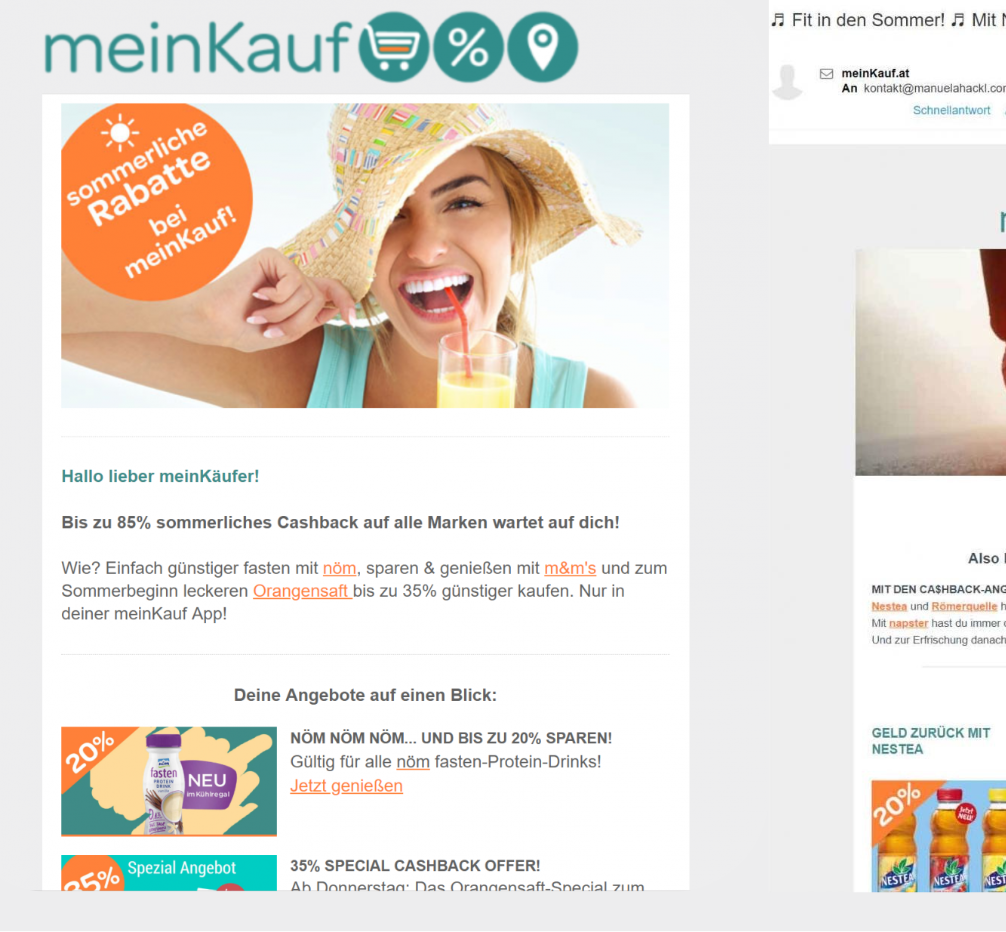 Newsletter for meinKauf
